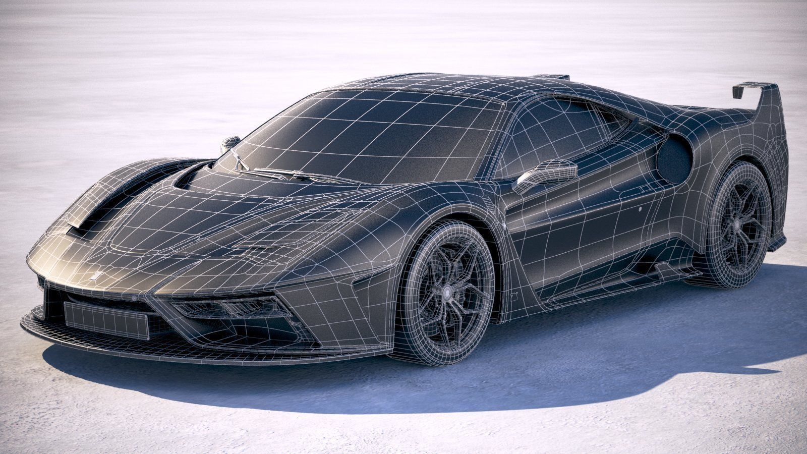 Ferrari 7X Design GTO Vision 3D model_29