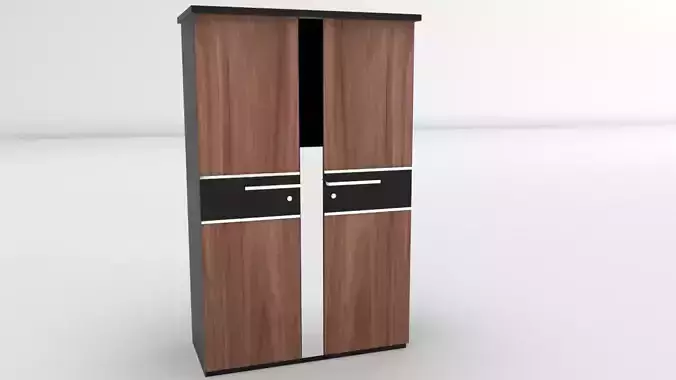 Classic Cupboard Low-poly 3D model