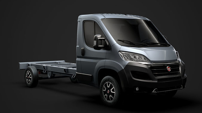 Fiat Ducato Chassis Truck Single Cab 4300WB 2020 3D model
