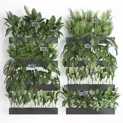 Wooden flower boxes wall decor vertical garden 41