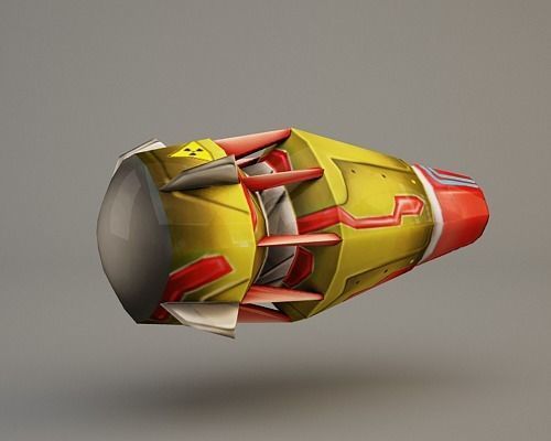 Jetpack beetle Low-poly 3D model_16