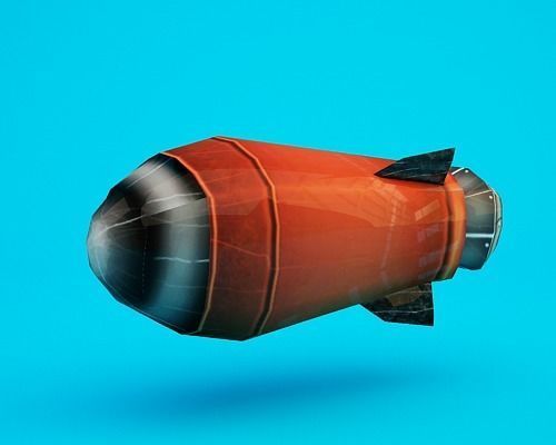 Jetpack beetle Low-poly 3D model_4