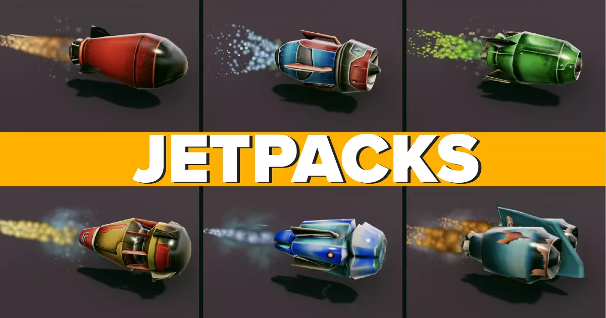 Jetpack beetle Low-poly 3D model_0