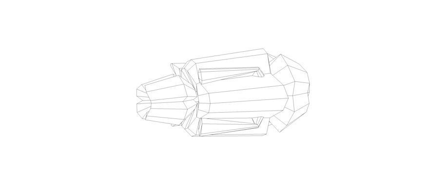 Jetpack beetle Low-poly 3D model_19