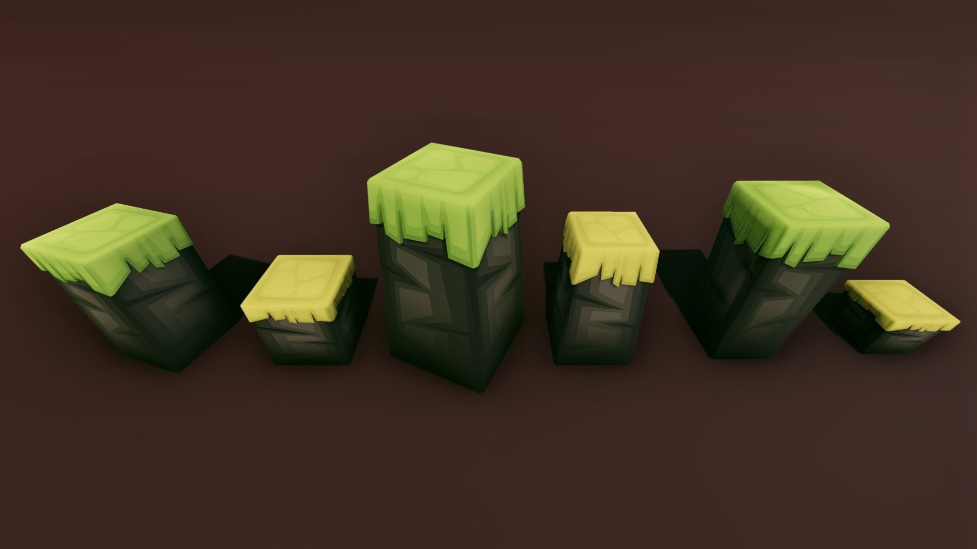 Low Poly Sheep Run Platform Pack Low-poly 3D model_6