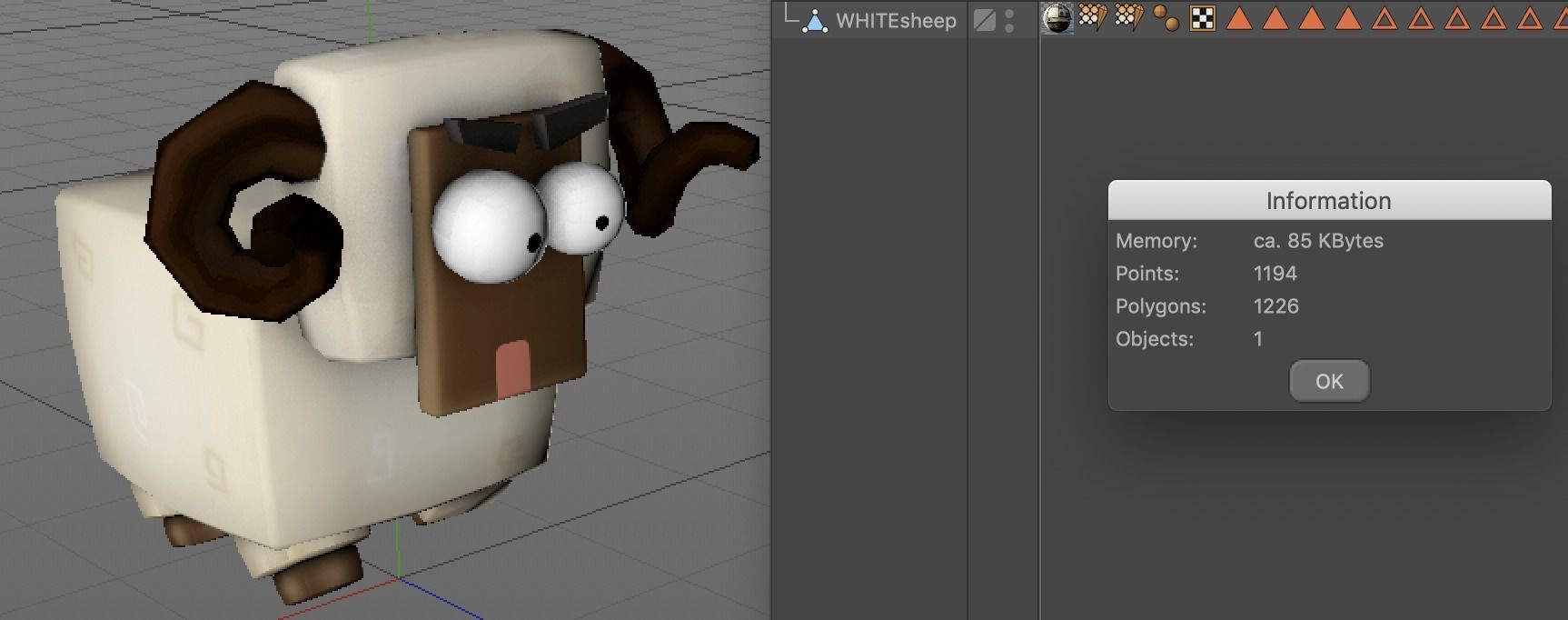 Low Poly Sheep Run Platform Pack Low-poly 3D model_8