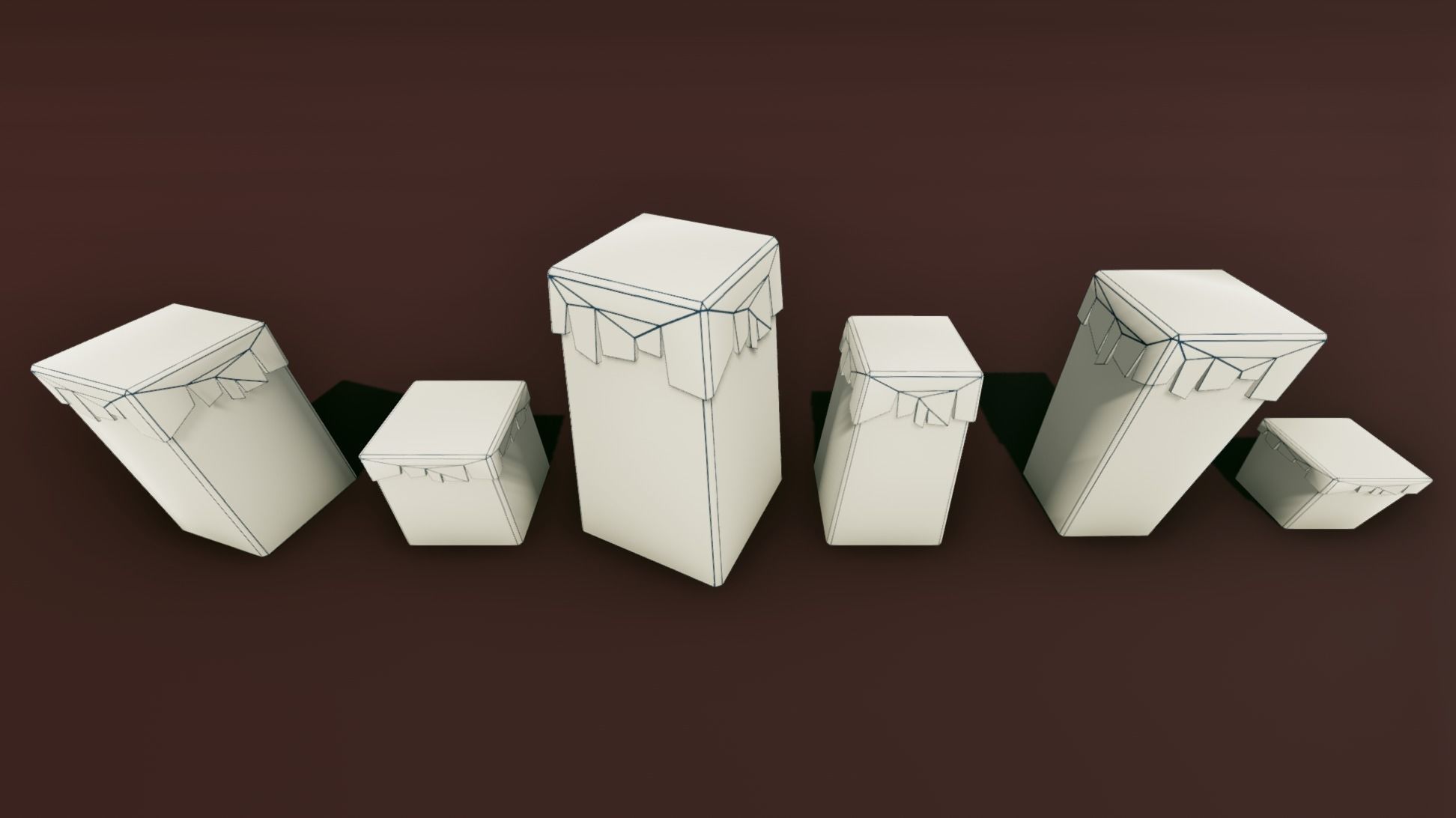 Low Poly Sheep Run Platform Pack Low-poly 3D model_7