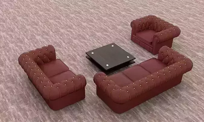 Leather Sofa and Chairs