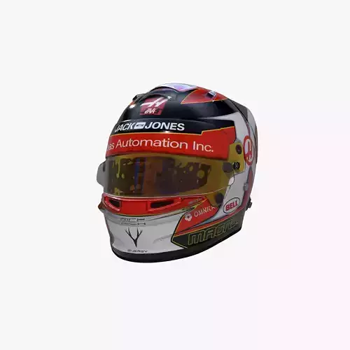 Magnussen helmet 2019 Low-poly 3D model