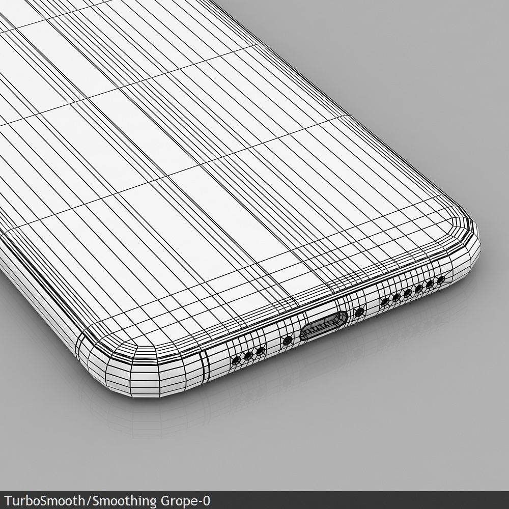 Apple iPhone 11 Pro Midnight Green Low-poly 3D model_26