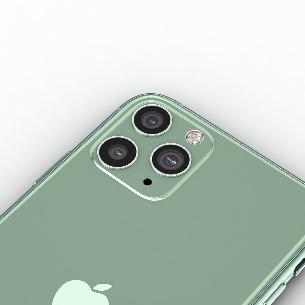 Apple iPhone 11 Pro Midnight Green Low-poly 3D model_13