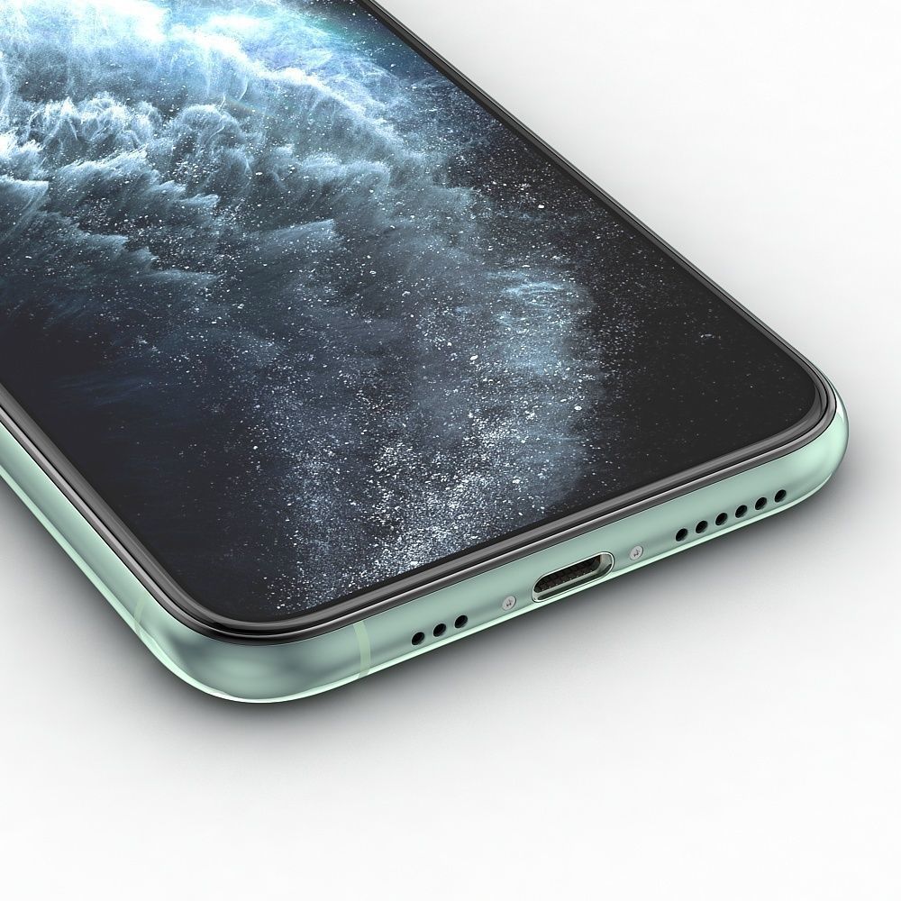 Apple iPhone 11 Pro Midnight Green Low-poly 3D model_7