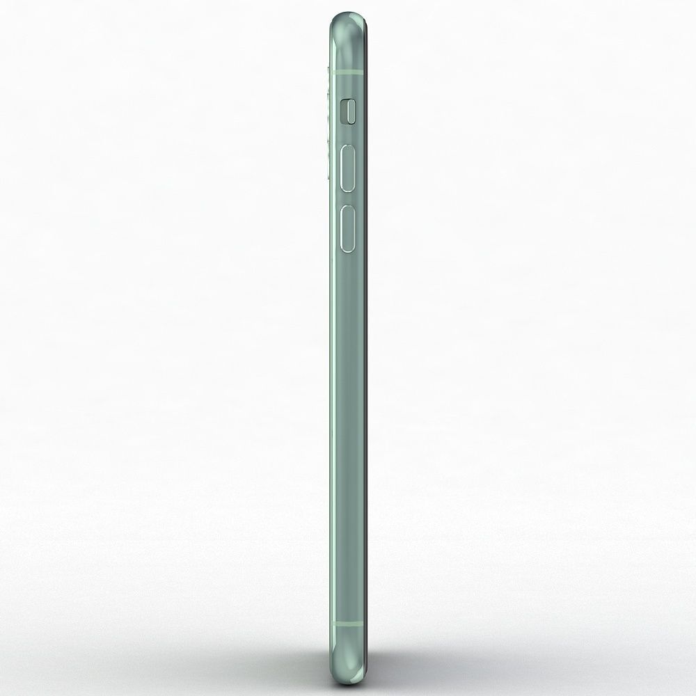 Apple iPhone 11 Pro Midnight Green Low-poly 3D model_15