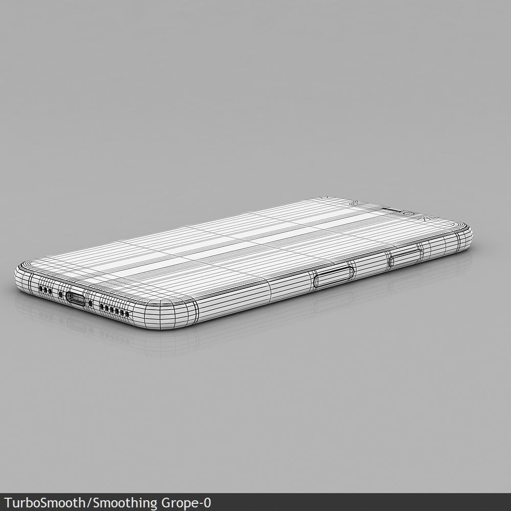 Apple iPhone 11 Pro Midnight Green Low-poly 3D model_50