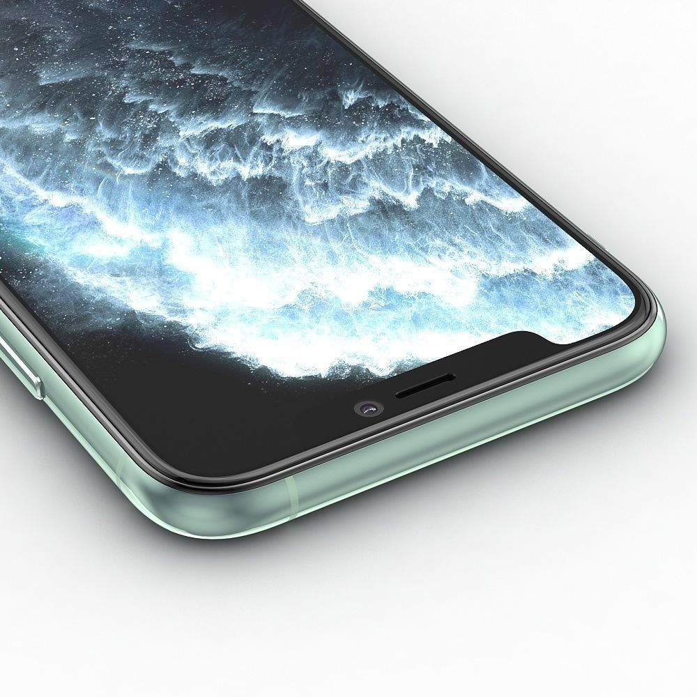 Apple iPhone 11 Pro Midnight Green Low-poly 3D model_8