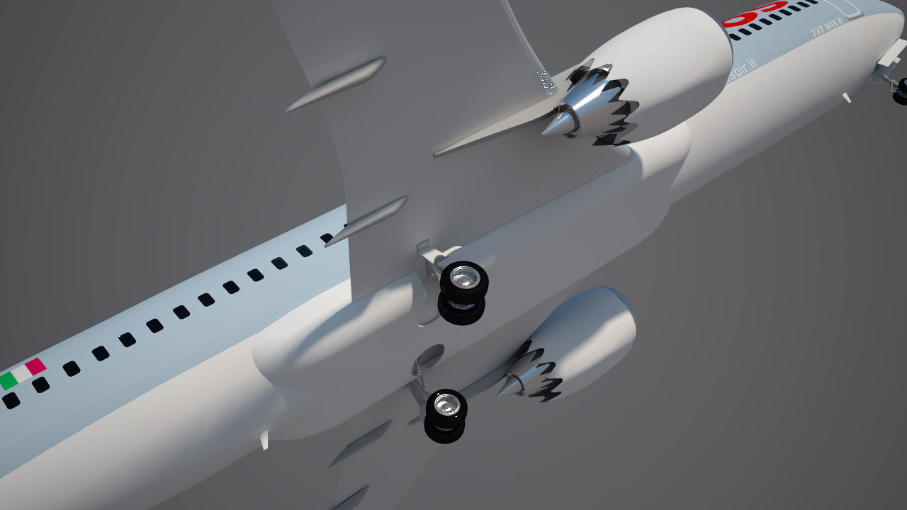 Neos Airlines 737 max 8 3D model_6