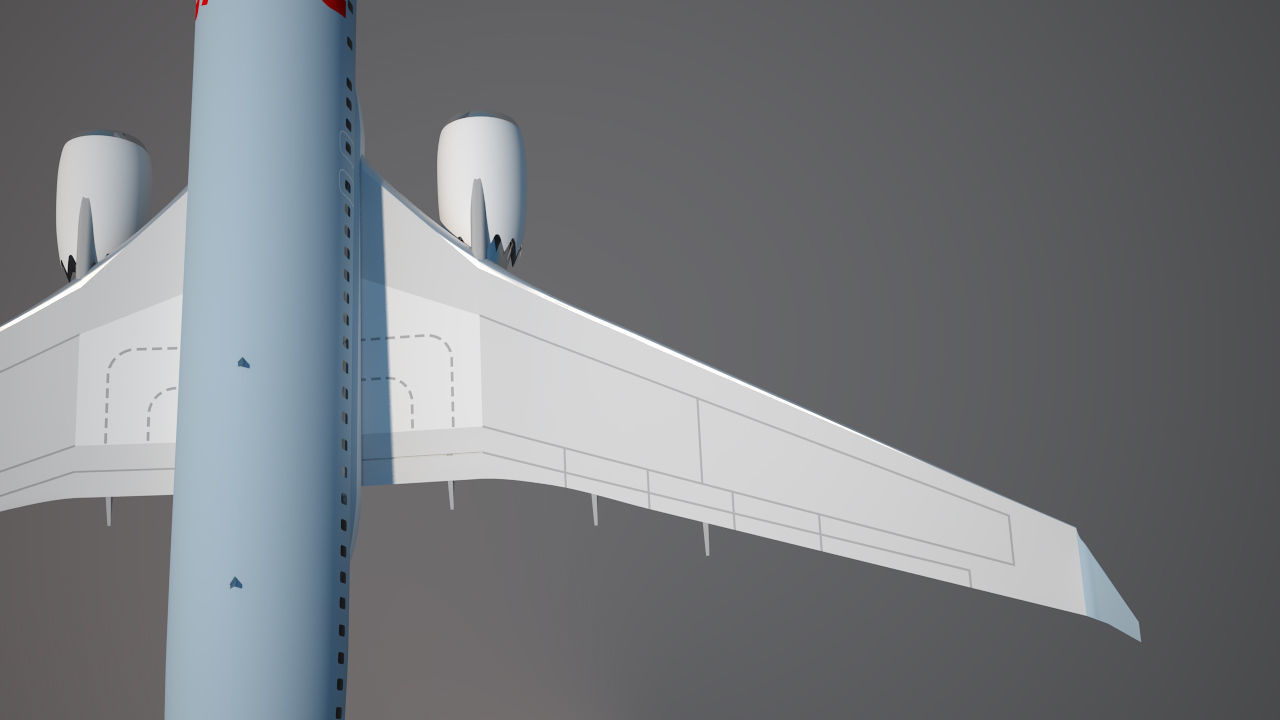 Neos Airlines 737 max 8 3D model_13