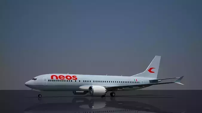 Neos Airlines 737 max 8 3D model