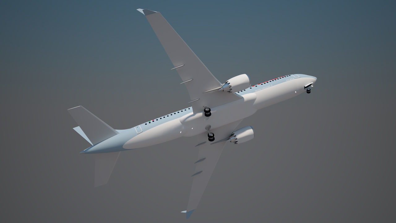 Neos Airlines 737 max 8 3D model_5