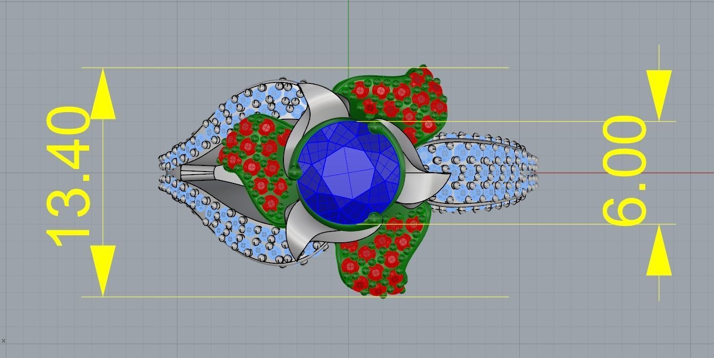 M RINGS N32 3D print model_9