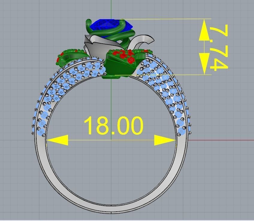 M RINGS N32 3D print model_8