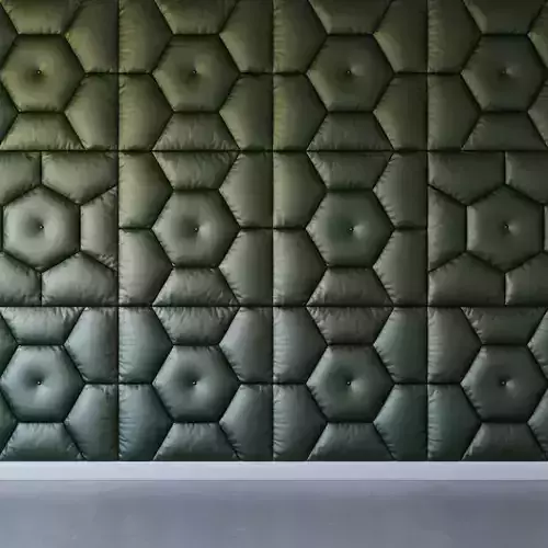 Decorative wall green panel