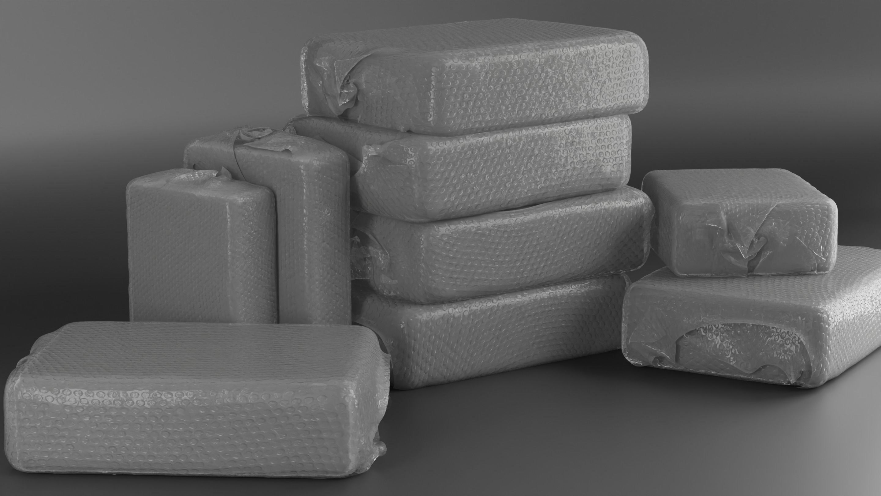 Bubble Wrap Objects 3D model_12