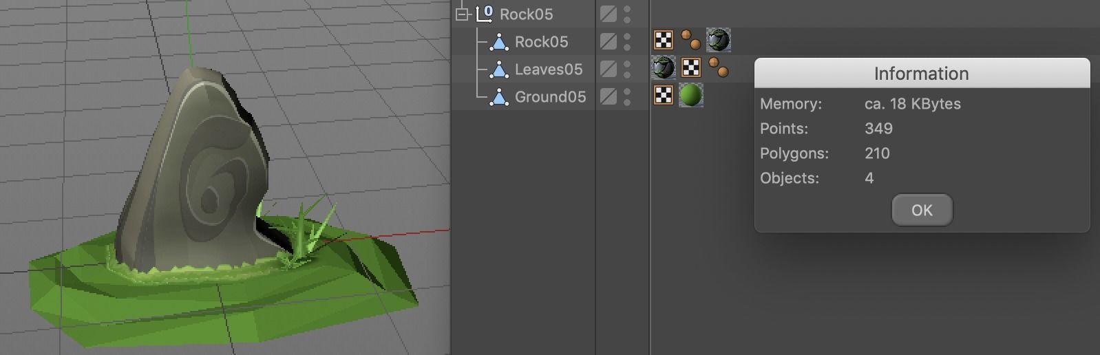 Rocks for Game Environment Low-poly 3D model_17