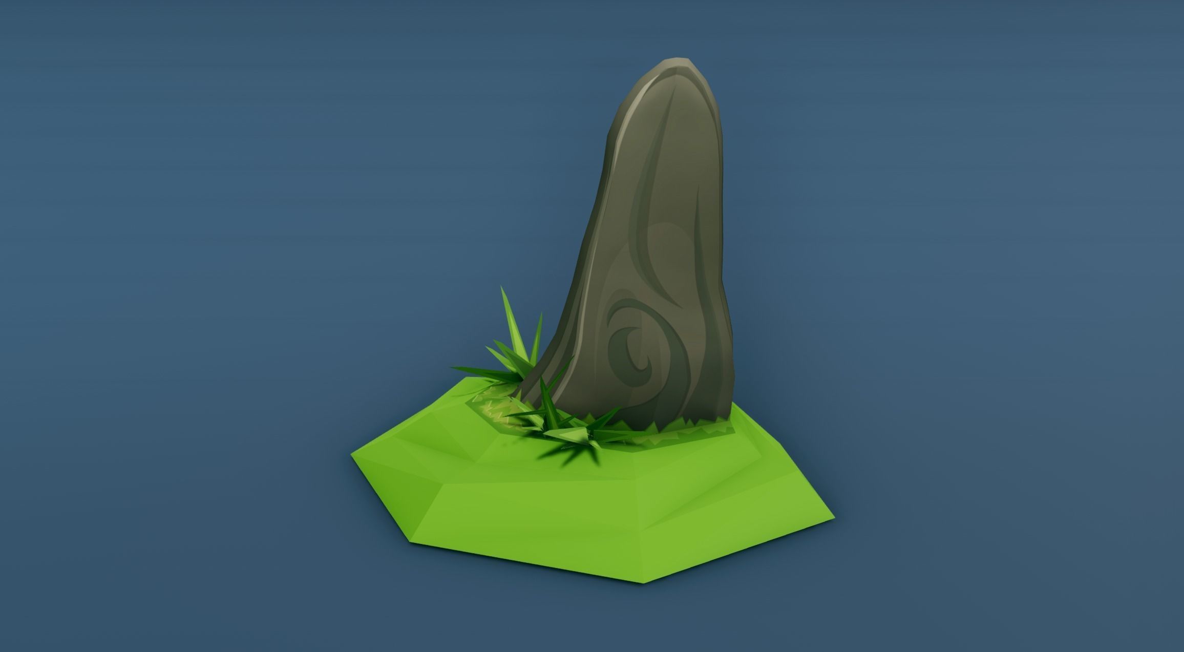 Rocks for Game Environment Low-poly 3D model_7