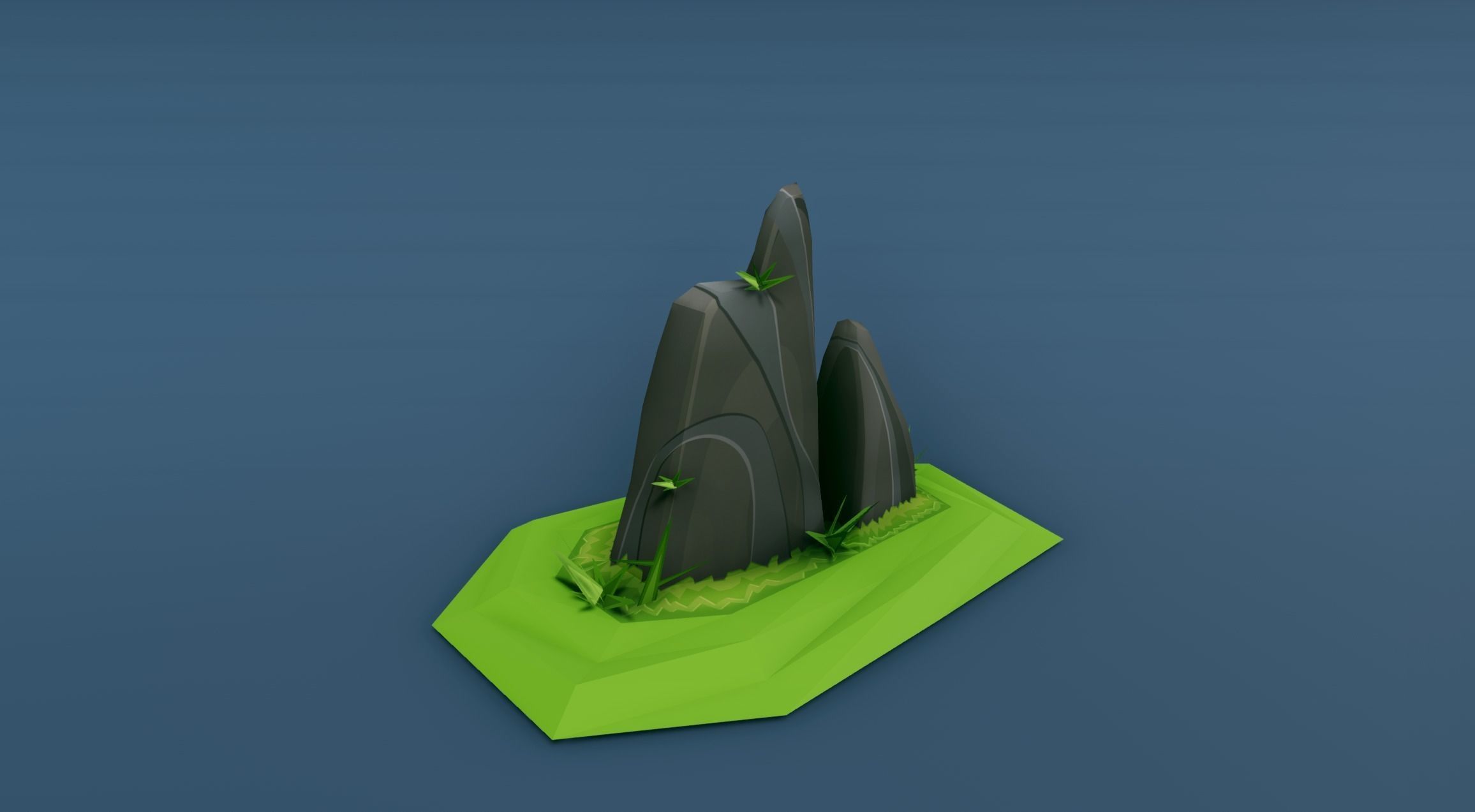Rocks for Game Environment Low-poly 3D model_11
