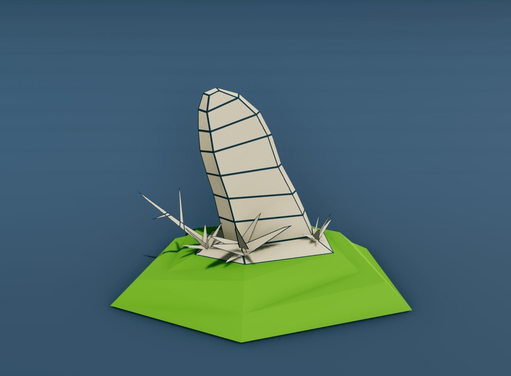 Rocks for Game Environment Low-poly 3D model_10