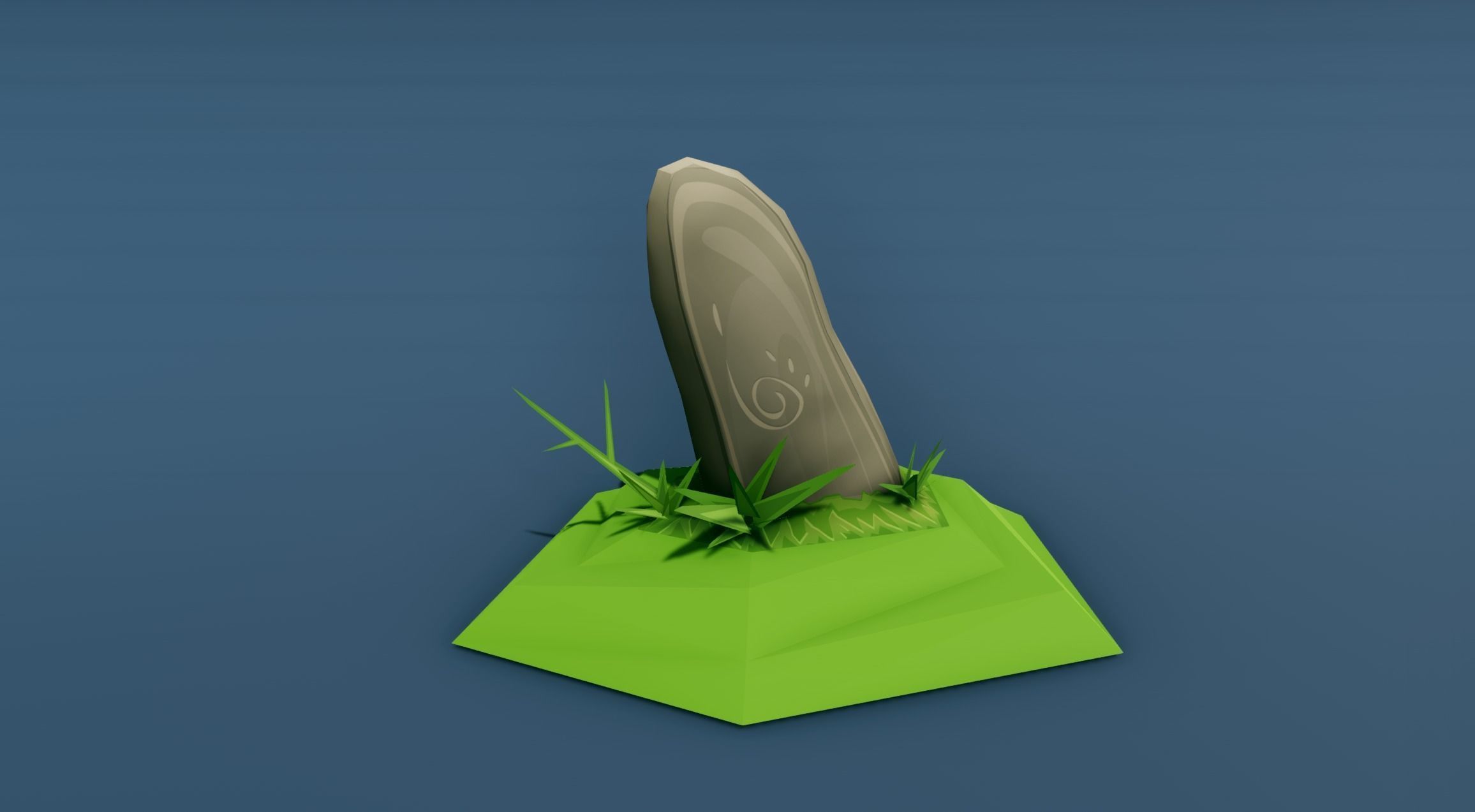 Rocks for Game Environment Low-poly 3D model_9