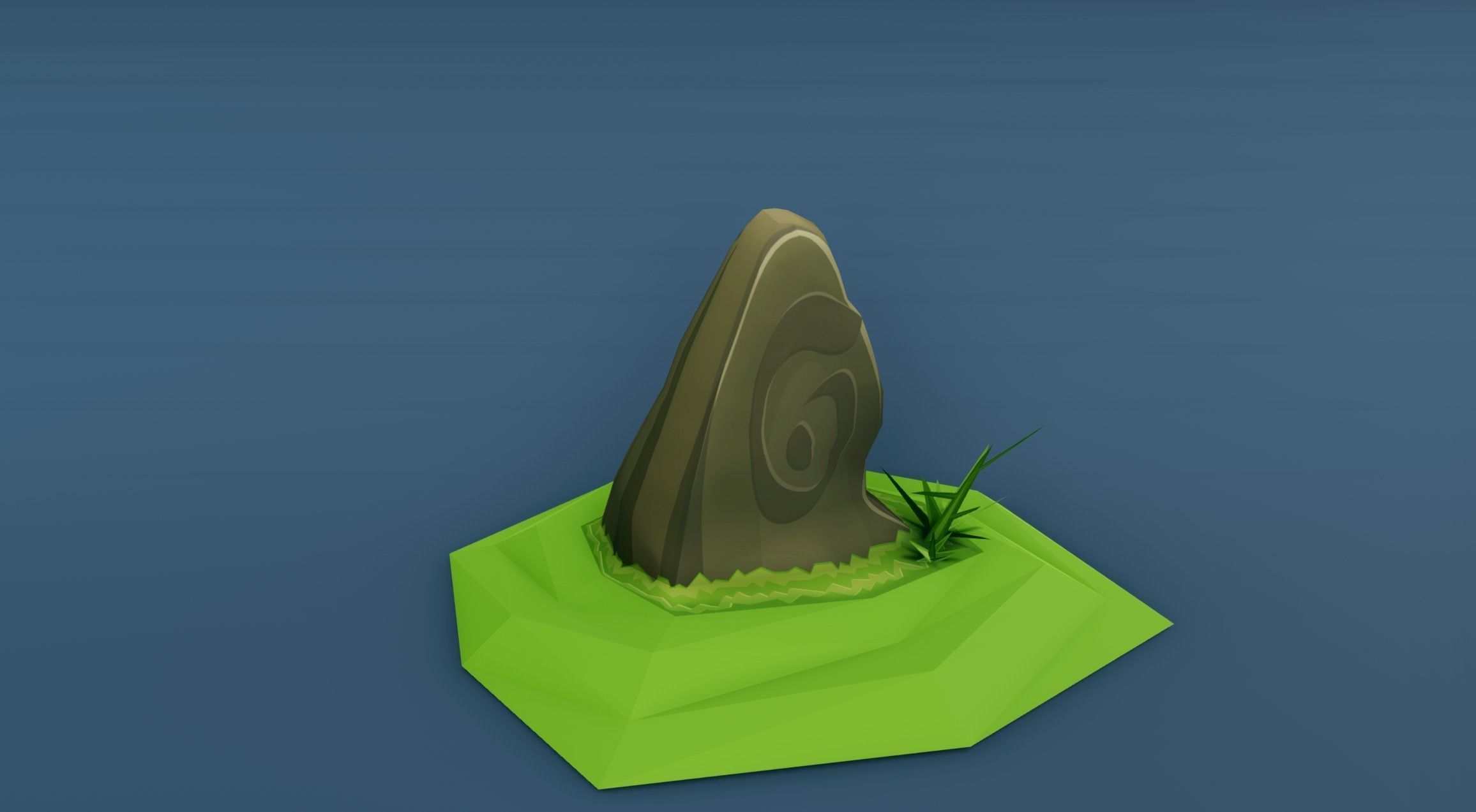 Rocks for Game Environment Low-poly 3D model_3