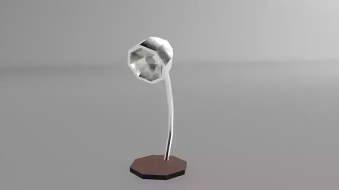 Simple Desk Lamp Low-poly 3D model