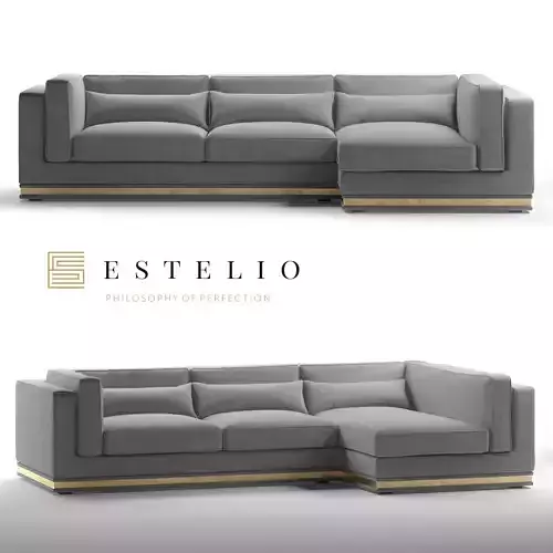 Sofa modelo 3d Free 3D model