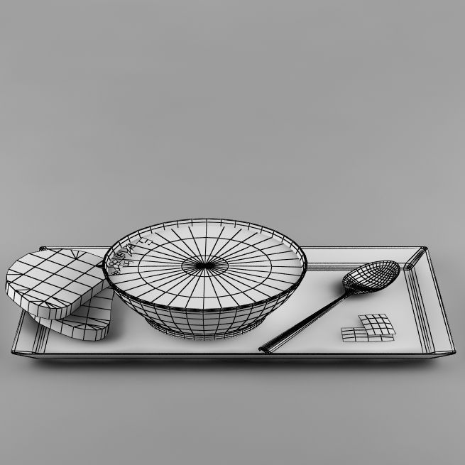 Food collection soup  3D model_19