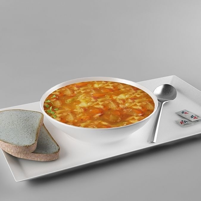 Food collection soup  3D model_13