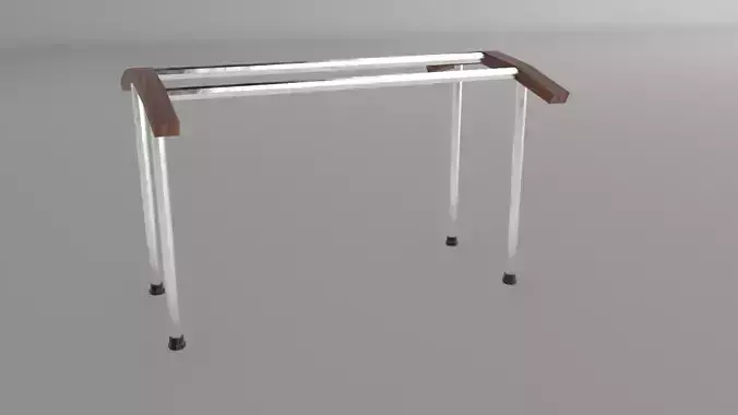 Simple Clothesline Low-poly 3D model