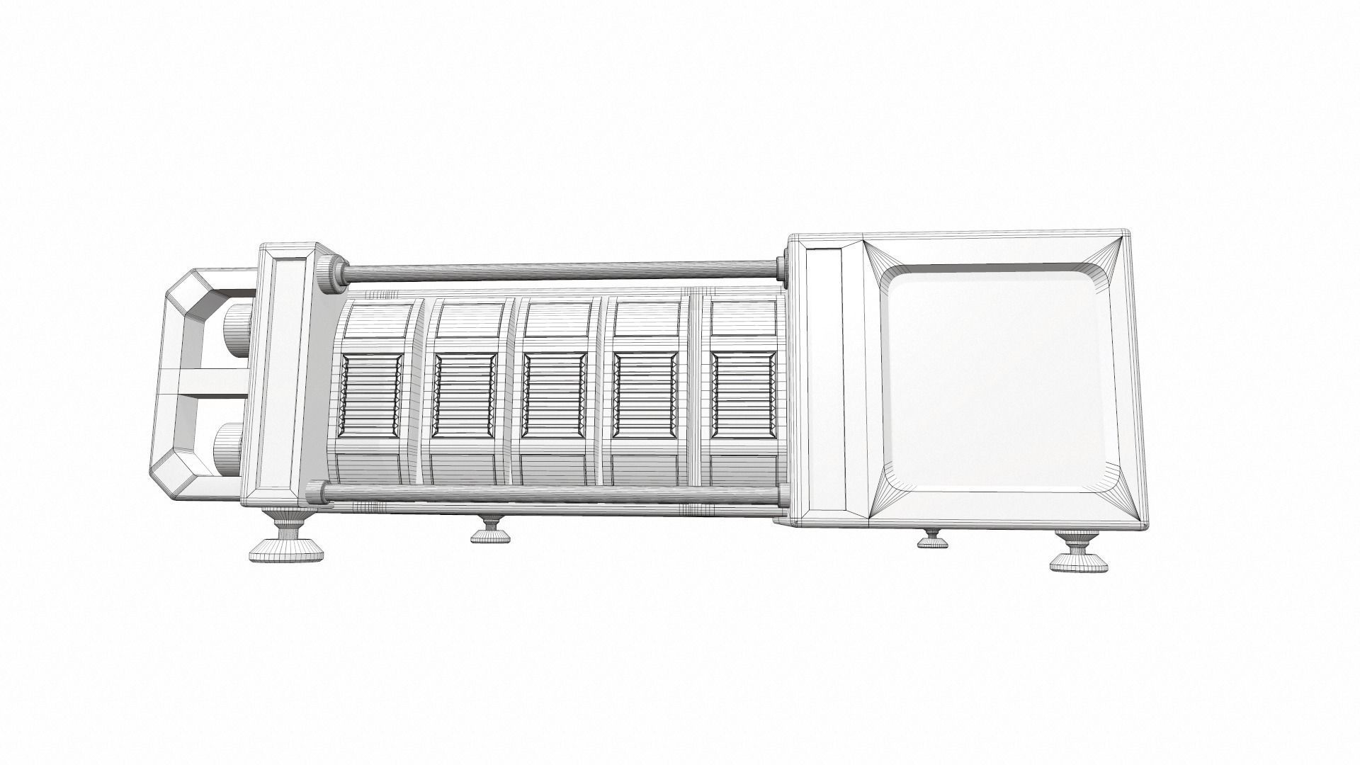 Radio military 3 3D model_10