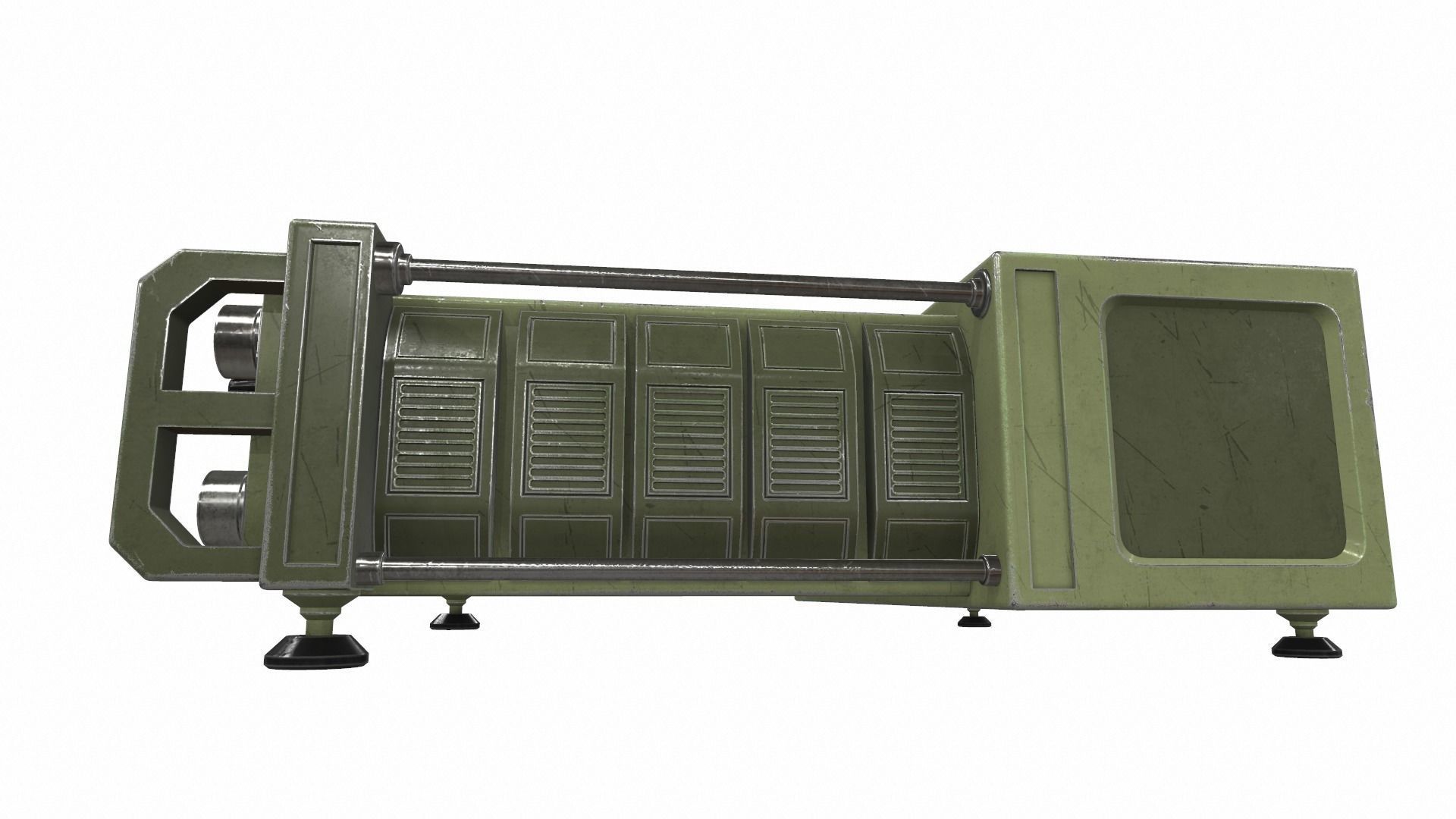 Radio military 3 3D model_2