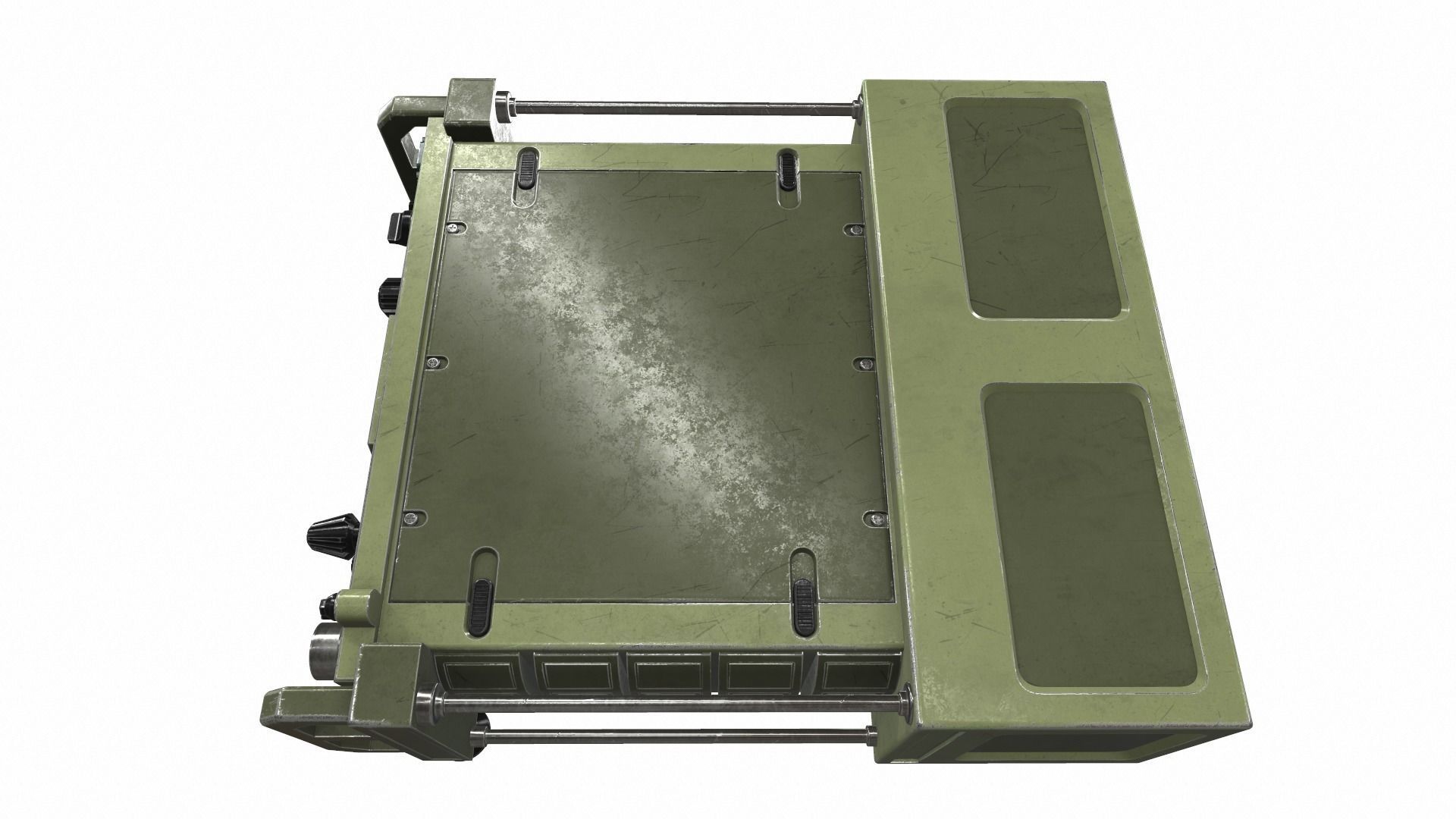 Radio military 3 3D model_3