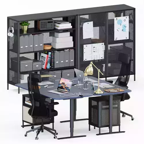 Bekant workplace 3D model
