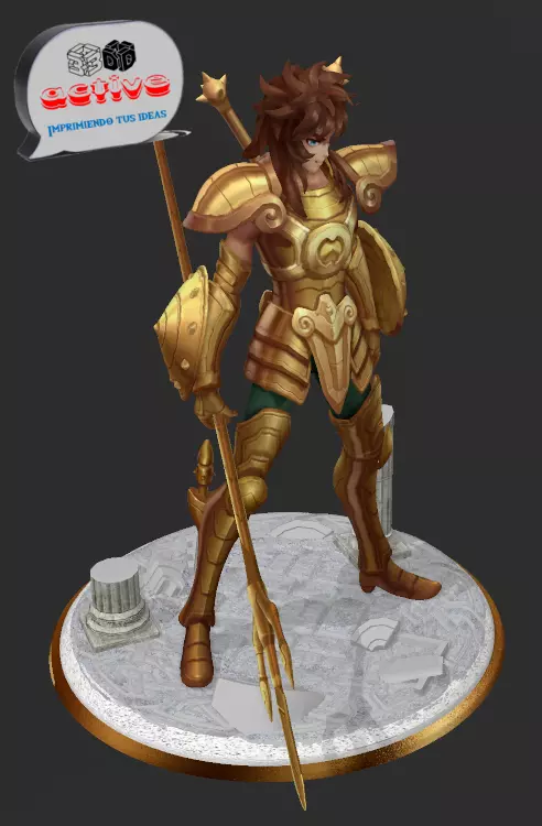 Saint Seiya - Dohko Libra 3D print model
