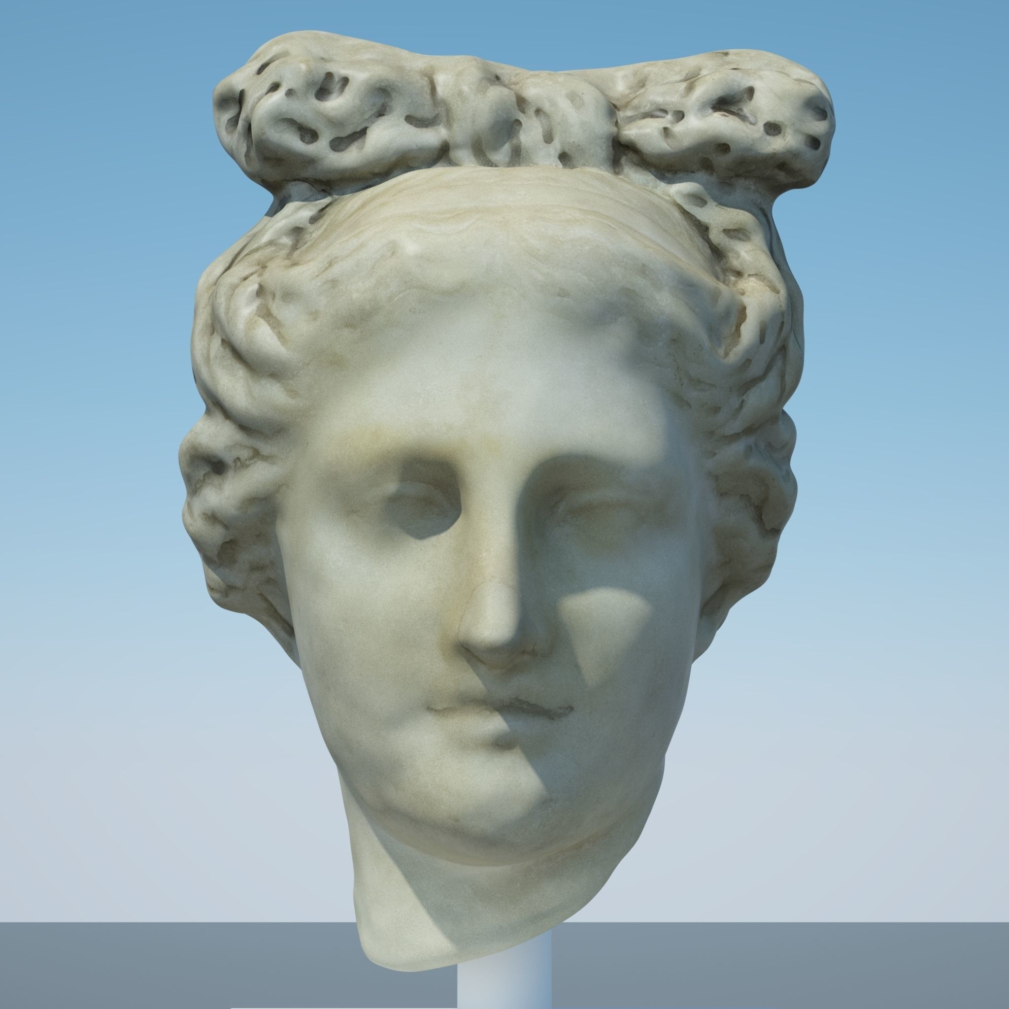 Head of Aphrodite 3D model_12