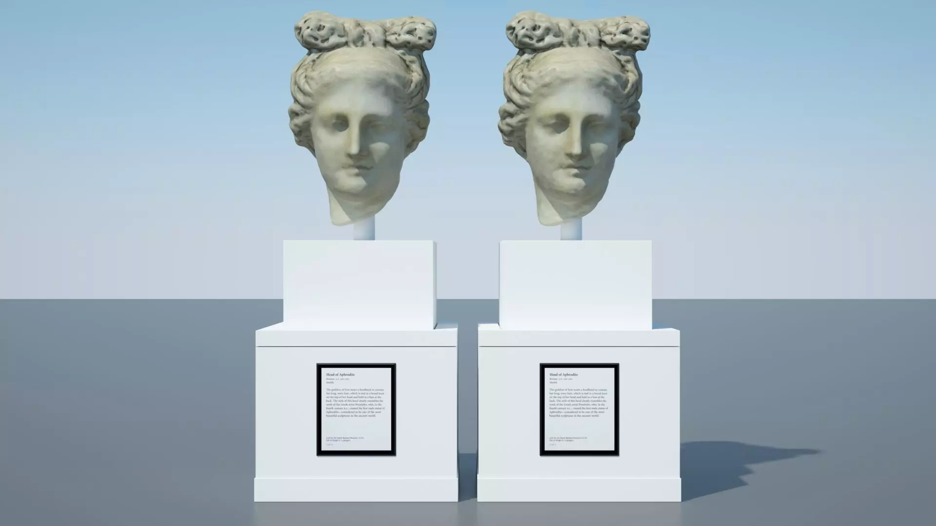Head of Aphrodite 3D model_0