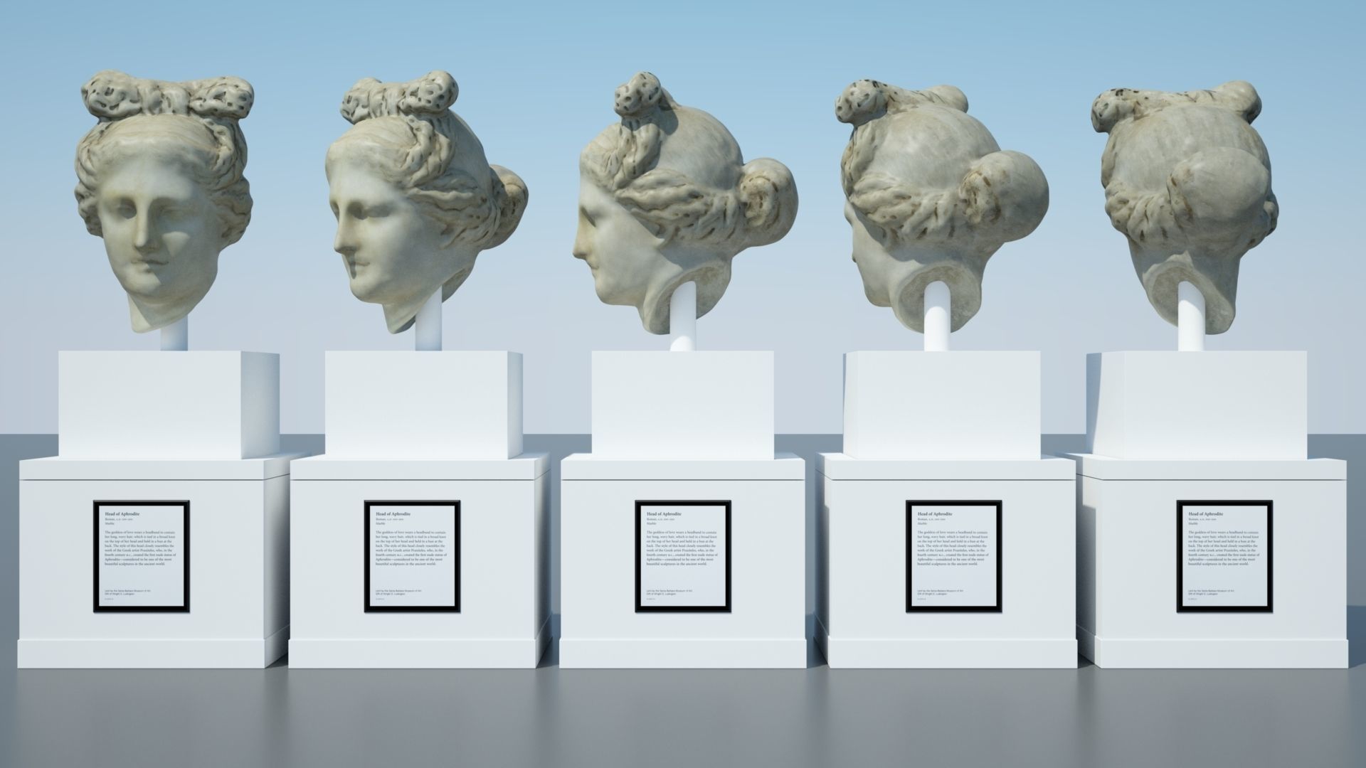 Head of Aphrodite 3D model_5