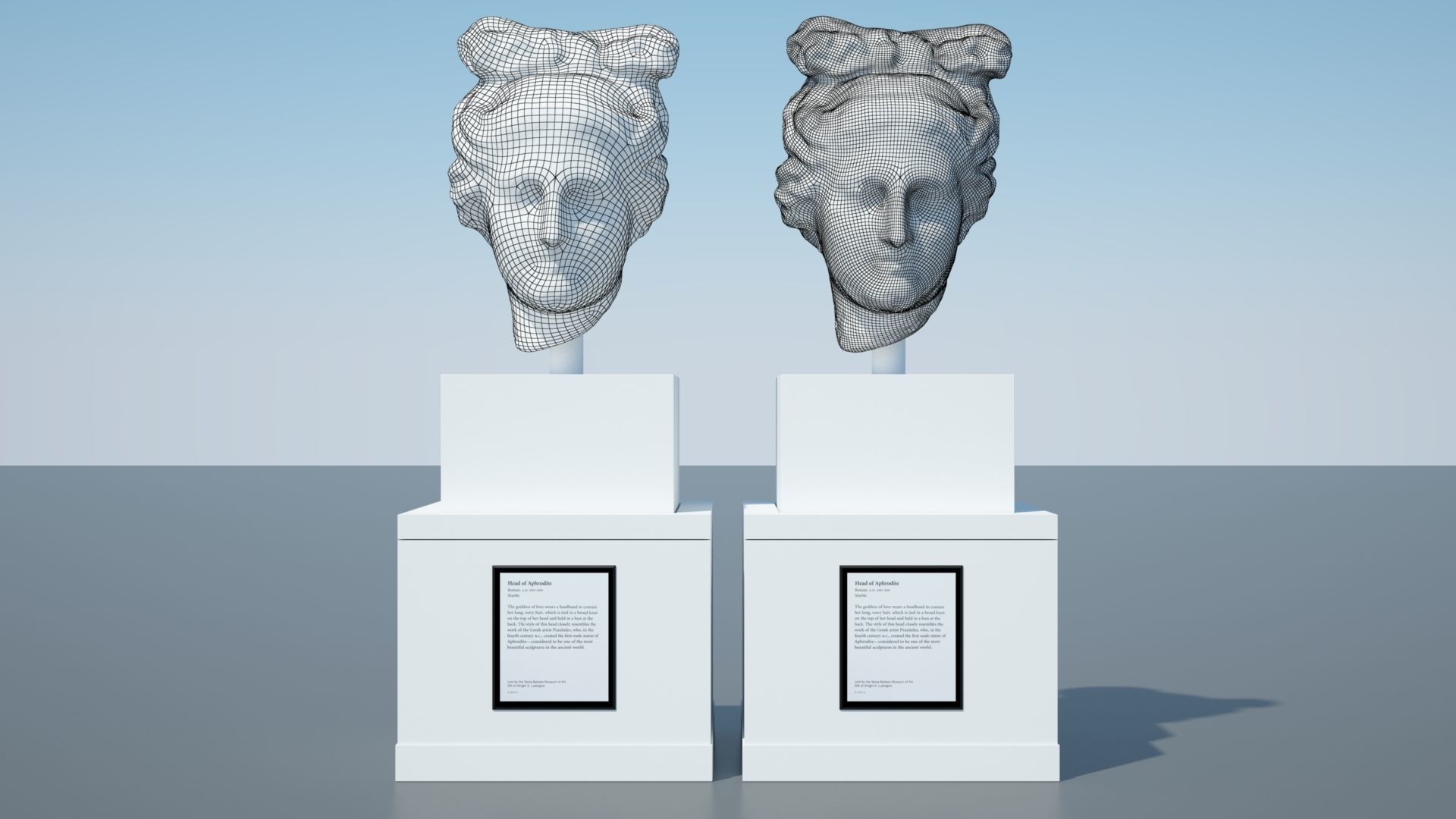 Head of Aphrodite 3D model_2
