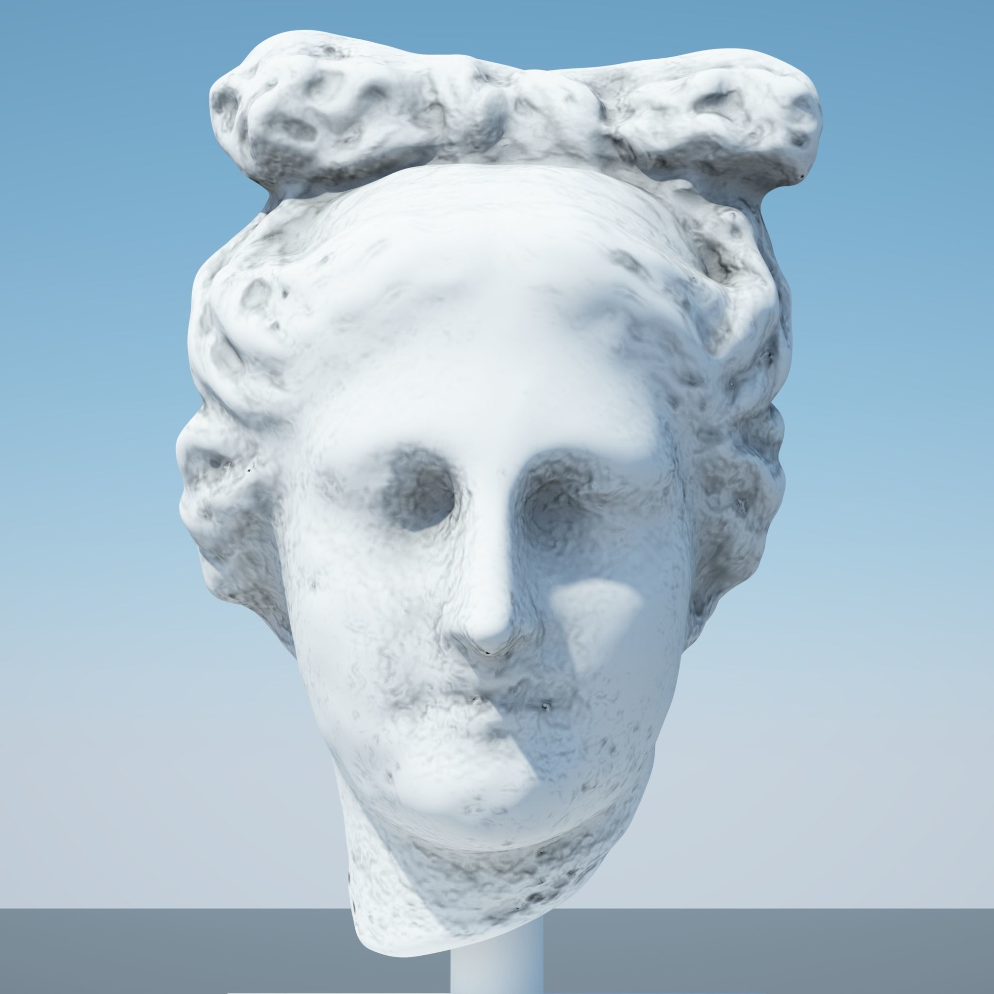 Head of Aphrodite 3D model_16