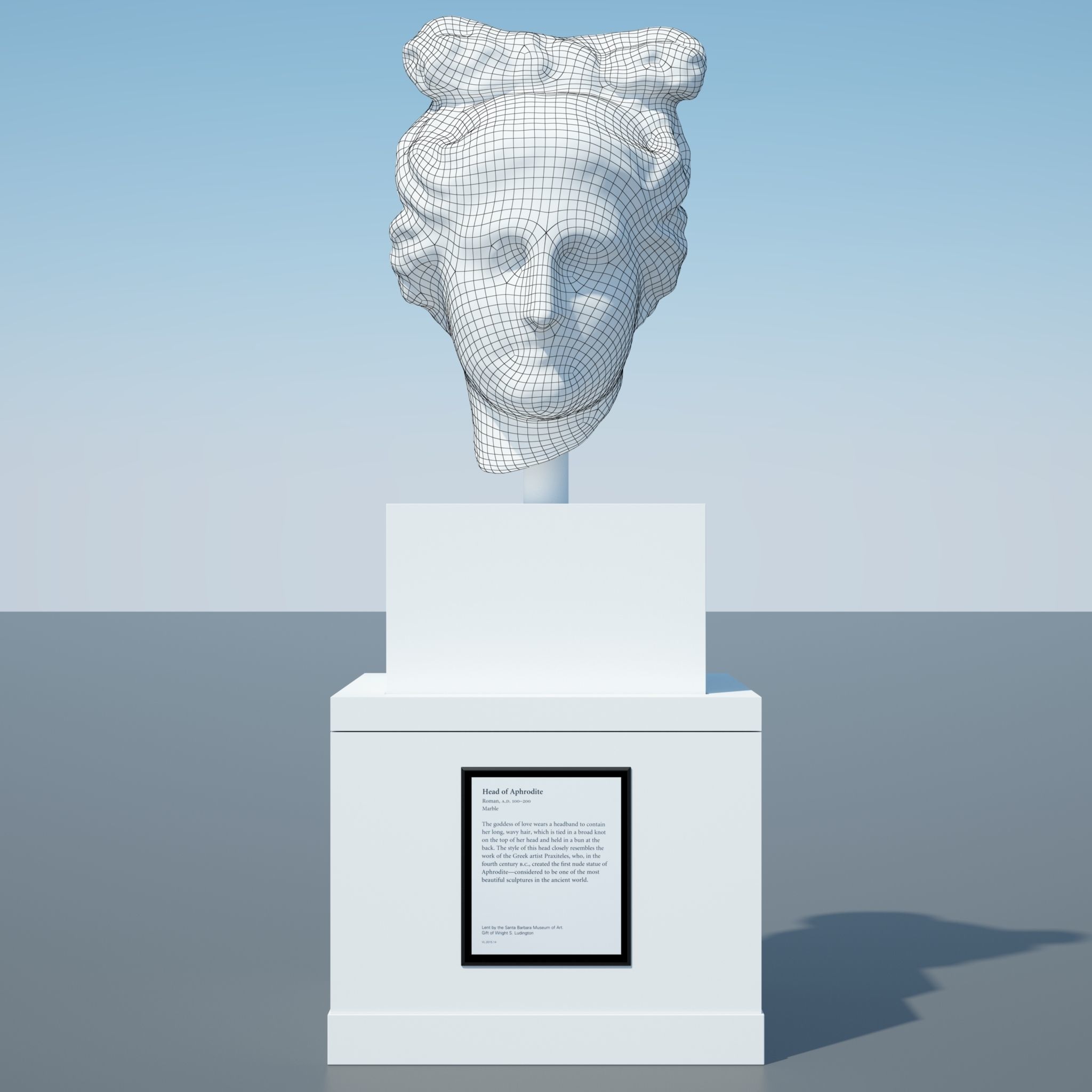 Head of Aphrodite 3D model_11