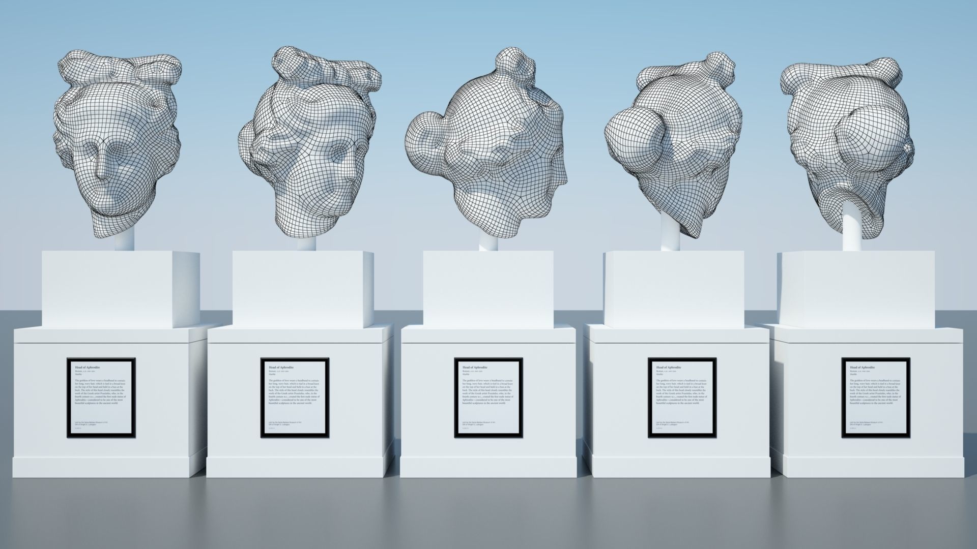 Head of Aphrodite 3D model_4